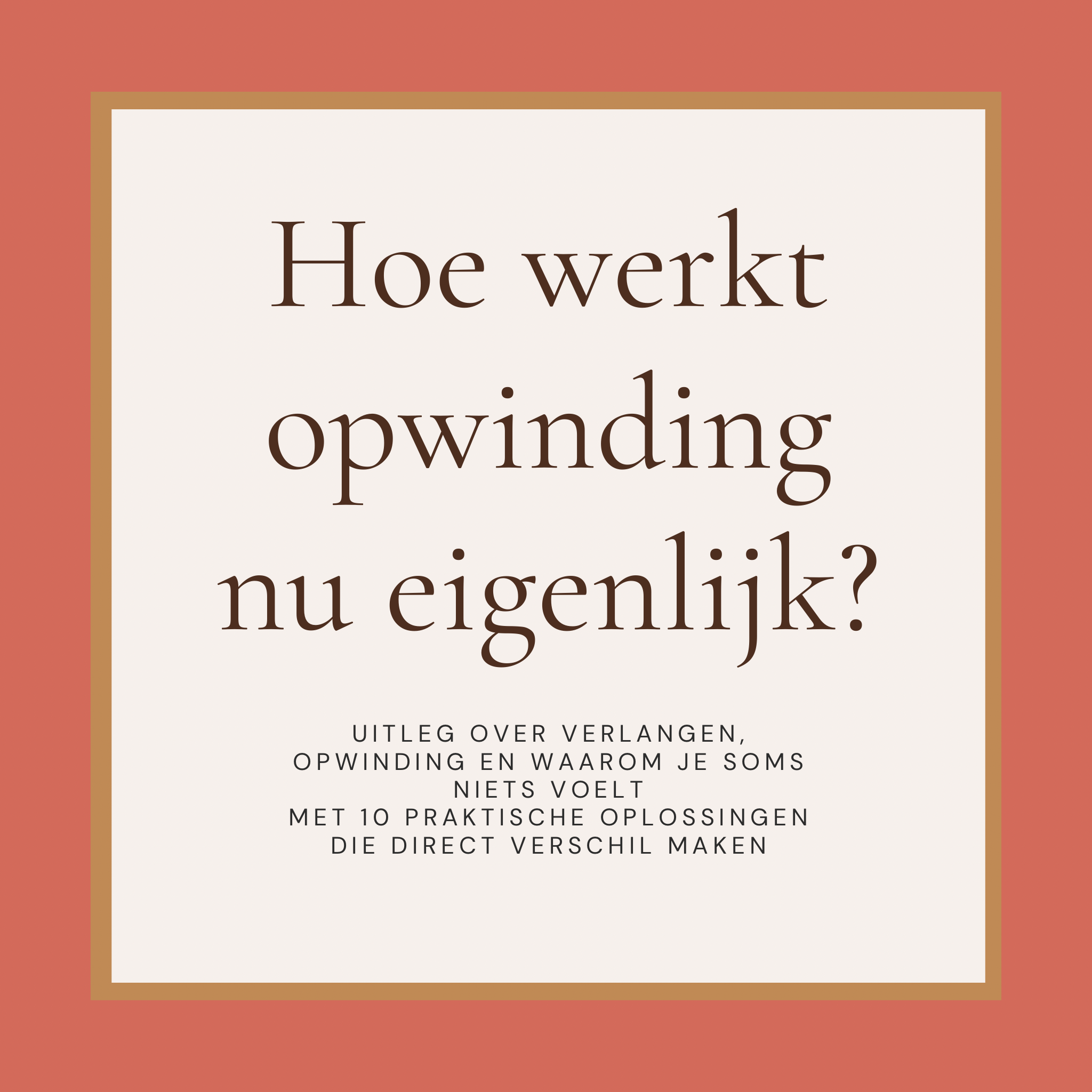 private balance hoe werkt opwinding eigenlijk