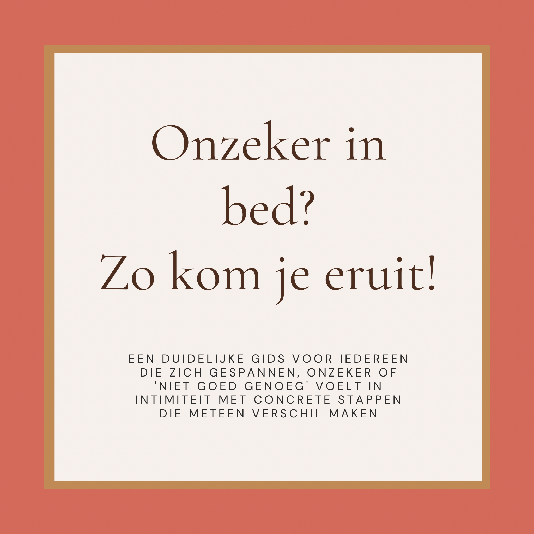 private balance onzeker in bed zo kom je eruit