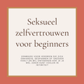 private balance seksueel zelfvertrouwen voor beginners